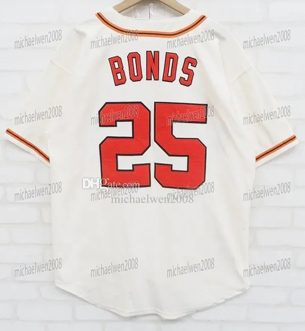 In Stock San Francisco 25 Barry Bonds Cream Throwback From 11 In Stock San Francisco 25 Barry Bonds Cream Throwback From 11