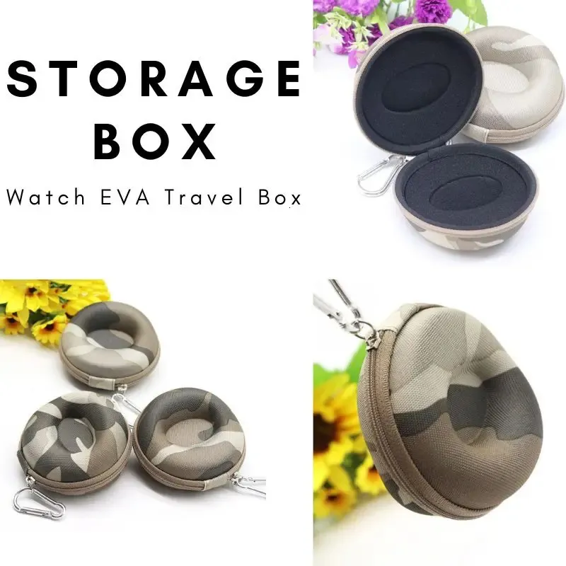 Orologio per orologio Eva Travel Box Antishake Storage Borse impermeabile 240412