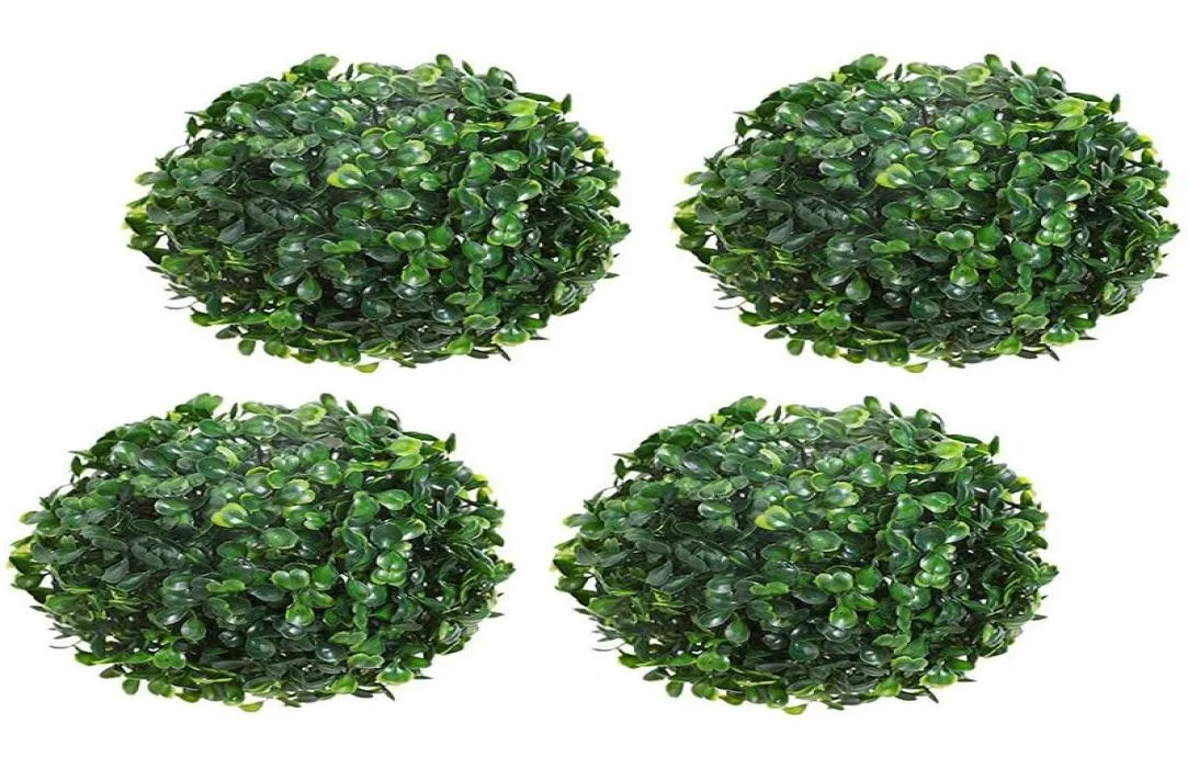 Palline artificiali palline topiaria piantashanging piante arredamento da matrimonio portico sfere decorative decorative 4pcs ghirlande1812080