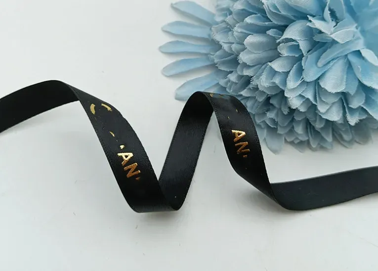 Big Brand Logo Bow Jewelry Diy Webbing Ribbon Flowers Gift Box Packing Tape Shoelaces 1.0cm