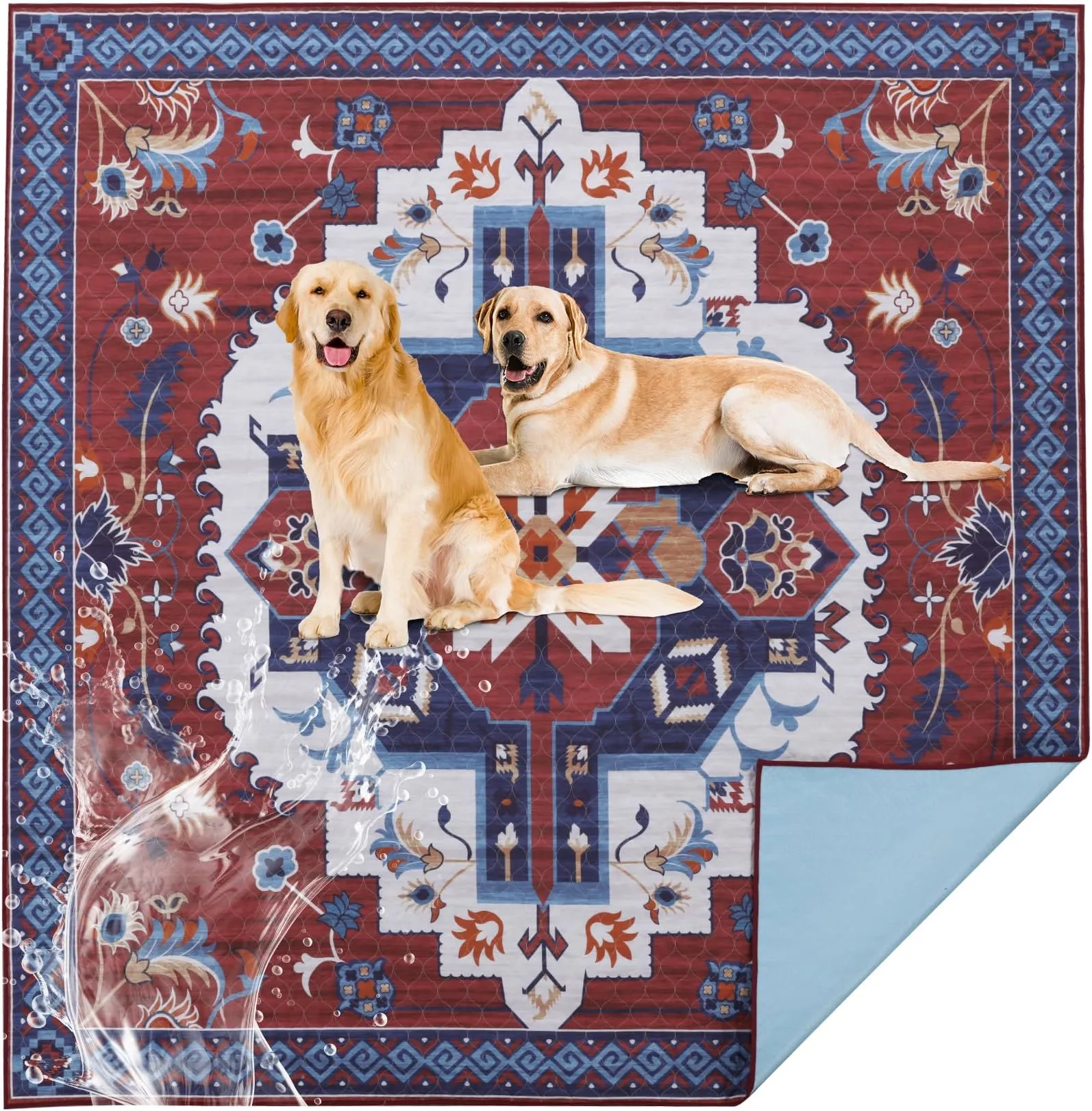 A closer look at Large Dog Washable Crate Liners