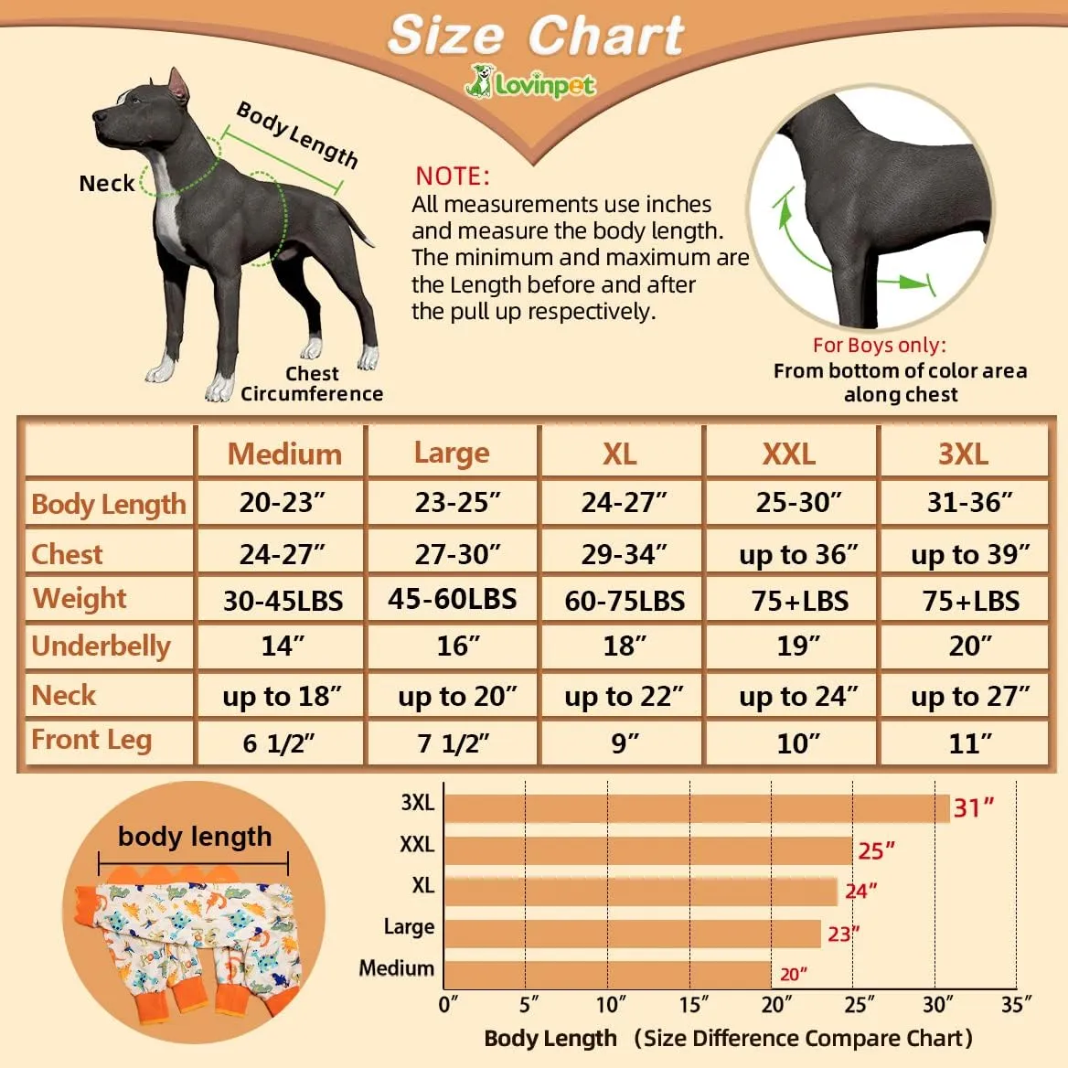 LovinPet Hundepyjama Für Große Hunde – Einhorn-Weltraum-Design, Für Wundschutz Und Entspannung
