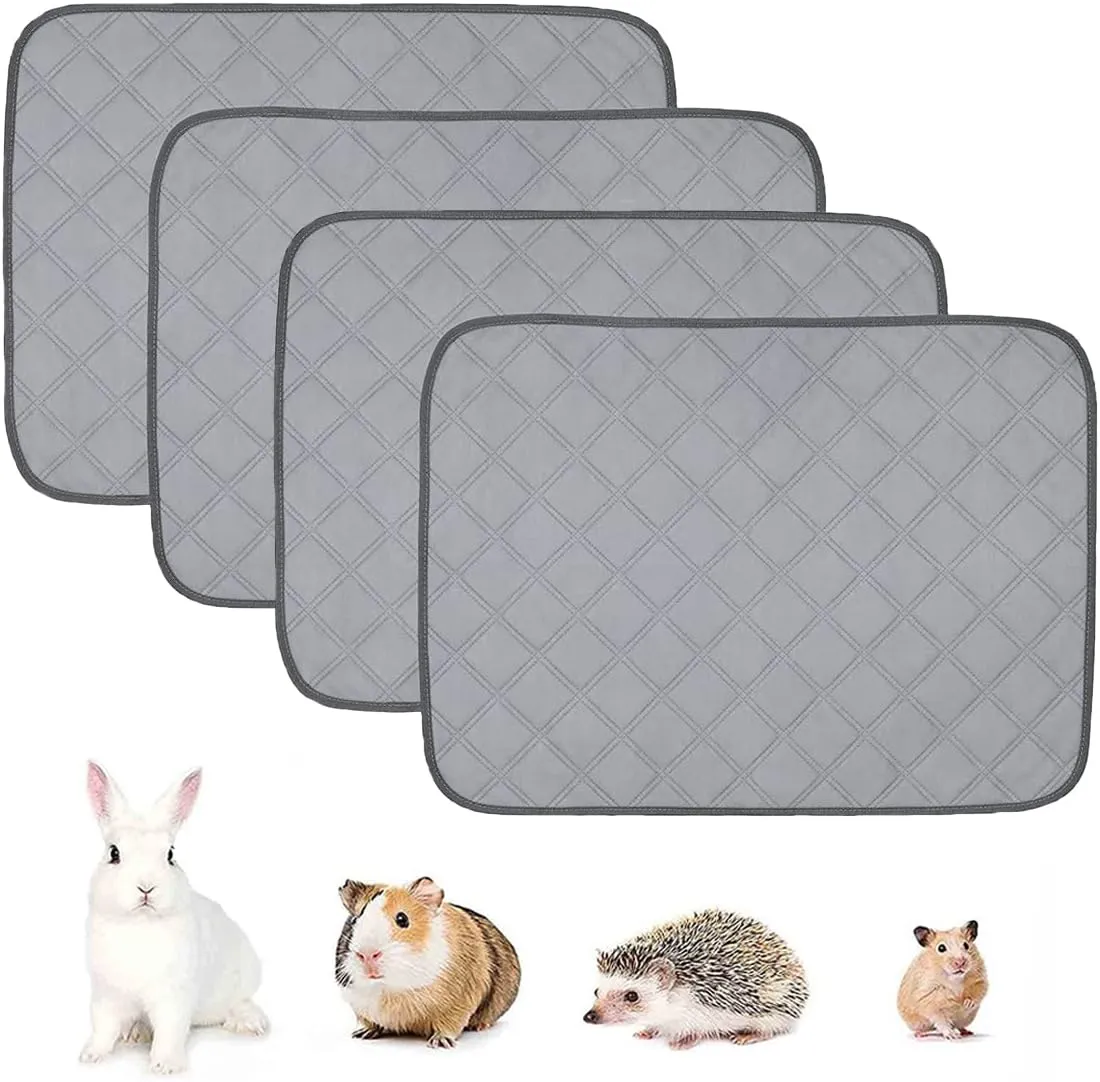 Guinea Pig Cage Liners, 4-Pack: Washable, Absorbent, Non-Slip. Shop Now ...