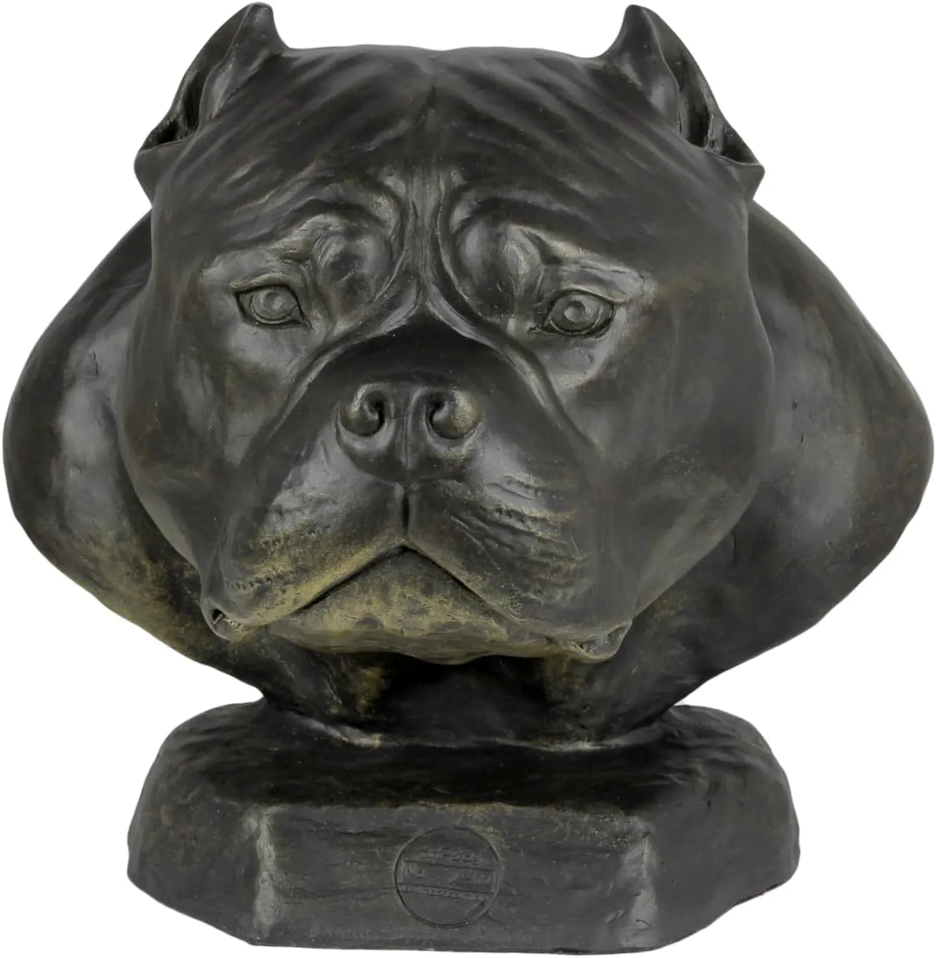 American Bully Memorial Urn: Handcrafted Dog Cremation Box Large Size,  Bronze Finish Shop Now!