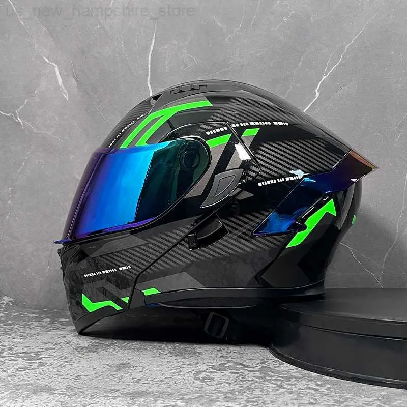 Flipup Helmet - Modular ABS Dual Visor Design