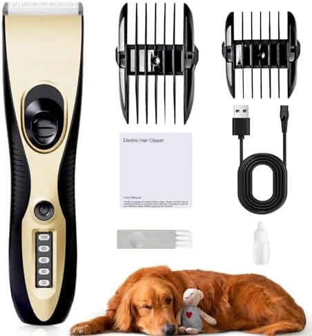 Veeconn Dog Clippers Grooming Kit - Low Noise Cordless Electric Hair Clipper for Large Dogs Black from Dhgate Dog Paw & Nail Care - price 12.68 Veeconn Dog Clippers Grooming Kit - Low Noise Cordless Electric Hair Clipper for Large Dogs Black from Dhgate Dog Paw & Nail Care - price 12.68