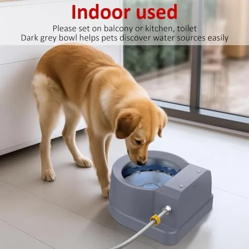 BENTOPAL Rechargeable Dog Water Fountain with Auto Refill, Stainless Steel,  3.9L Capacity, Grey from Dhgate Dog Fountains & Waterers - price 58.54