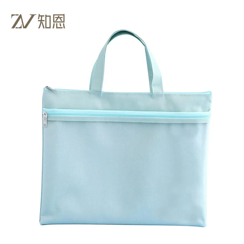 Zipper Document Bag, Stationery Bag, Test Paper Storage, Double-layered Office Materials Custom Portable Student Tutoring Bag