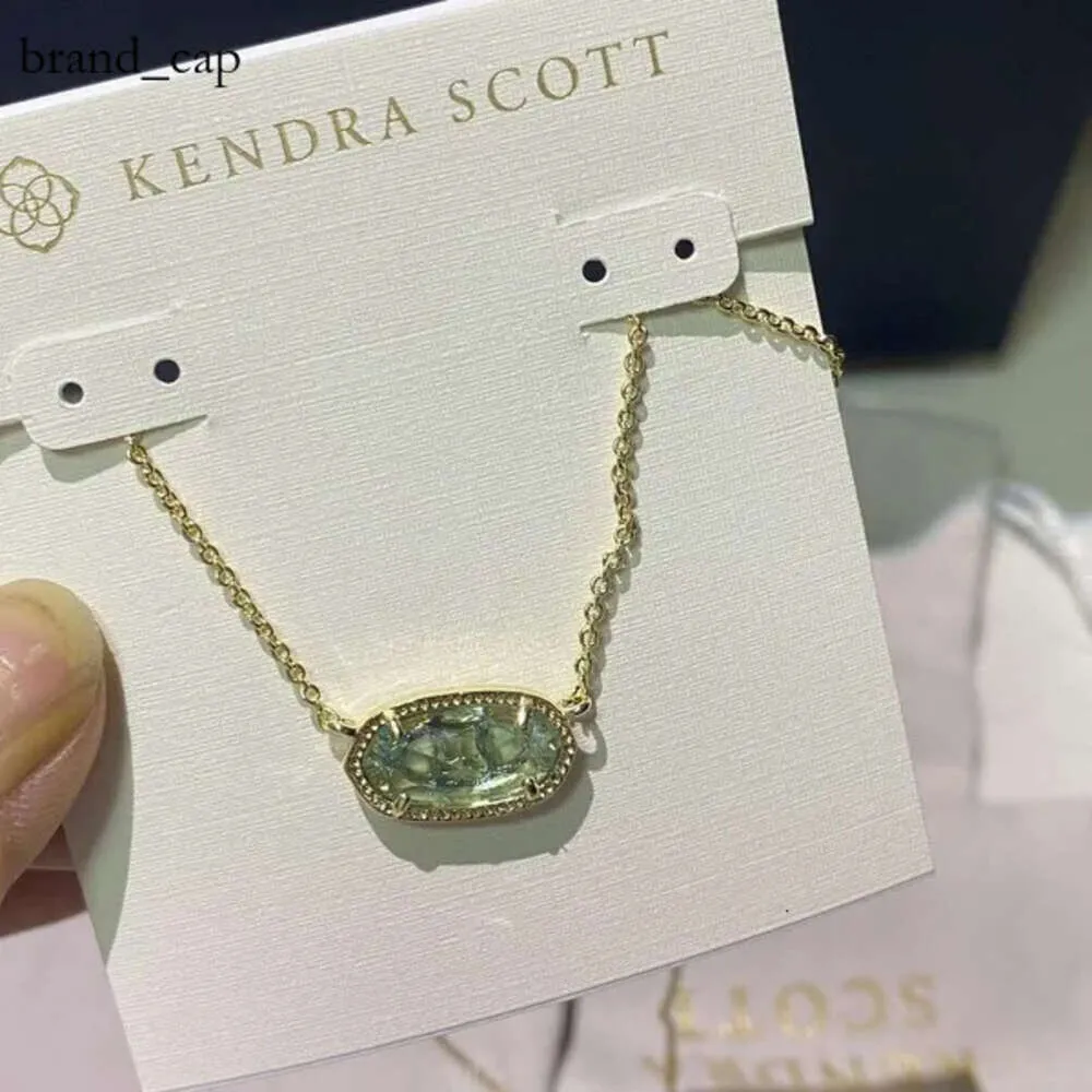 デザイナーKendrascott Neclace Jewelryシンガポールチェーンエレガンス楕円形のネックレス