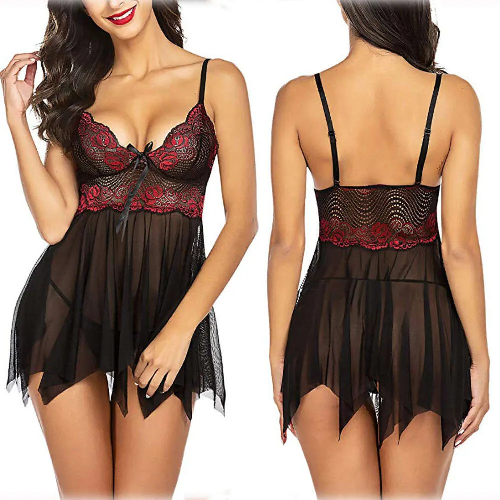 Leuke lingerie, sexy damesonderzoek, mesh nachthemd, leuke set