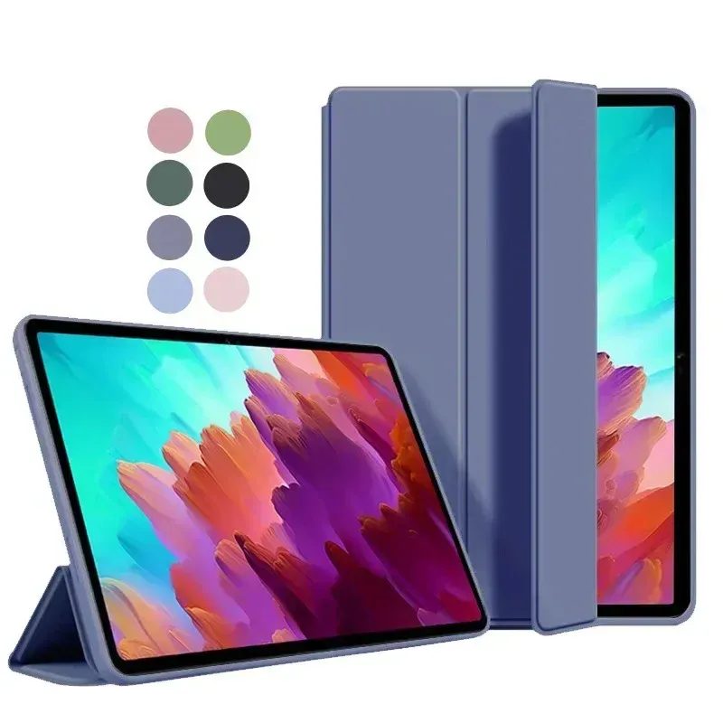 Fall für Lenovo Xiaoxin Pad Pro 12.7 12 7 2023 Fall TB371FC Tablet Magnetic Faltständer weiche TPU zurück für Lenovo P12 12 7 Zoll Hülle