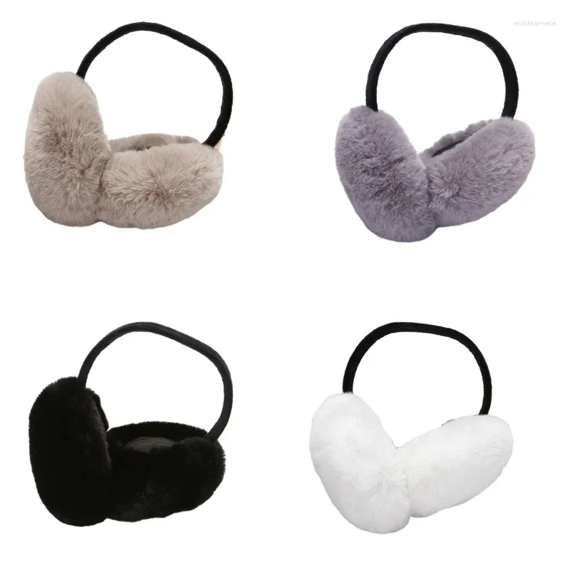 Berets Cotton Earmuffs Soft Thicken HeadBand Plush Ear Cover Muff Protector Earflap Men