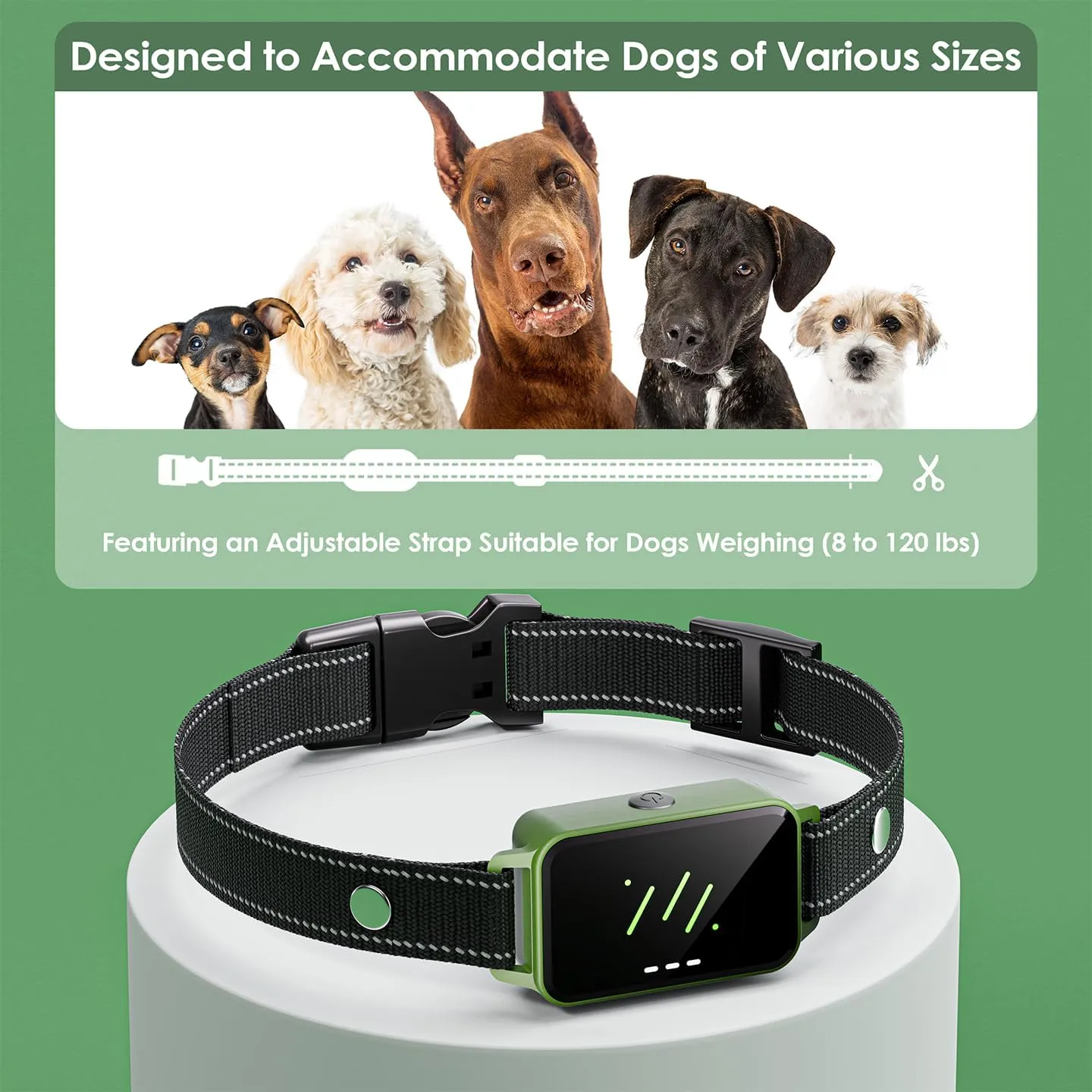 Dog Training Collar Shock Collar For Puppy Barking RUXAN Dog