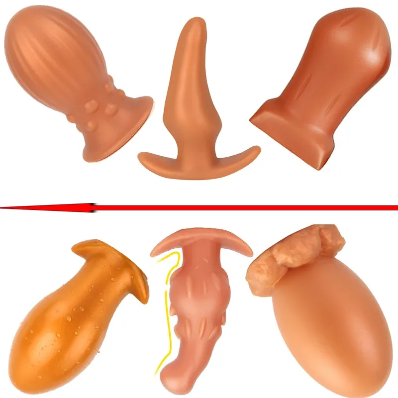 TOYS ENORME plug anale dildo Buttplug Big Analplug Butt Cluppo giocattoli anali per donne Massaggio prostata di dilatatore vaginale Shop a sfera vaginale