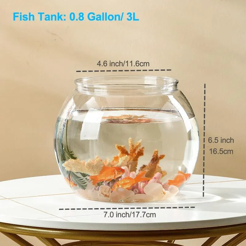 fish福袋　FL clear Transparent Blue Sea Fish Bath Accessories Safety Resin