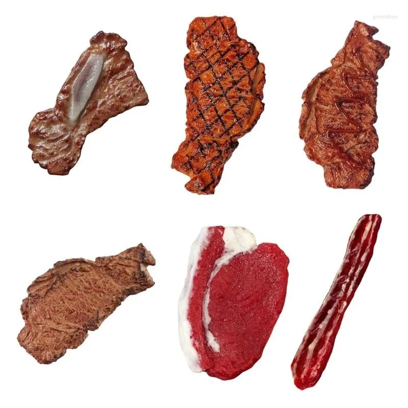 装飾的な花人工ステーキポークキッチンマーケット向けの偽の牛肉シミュレーション展示Pographyの小道具