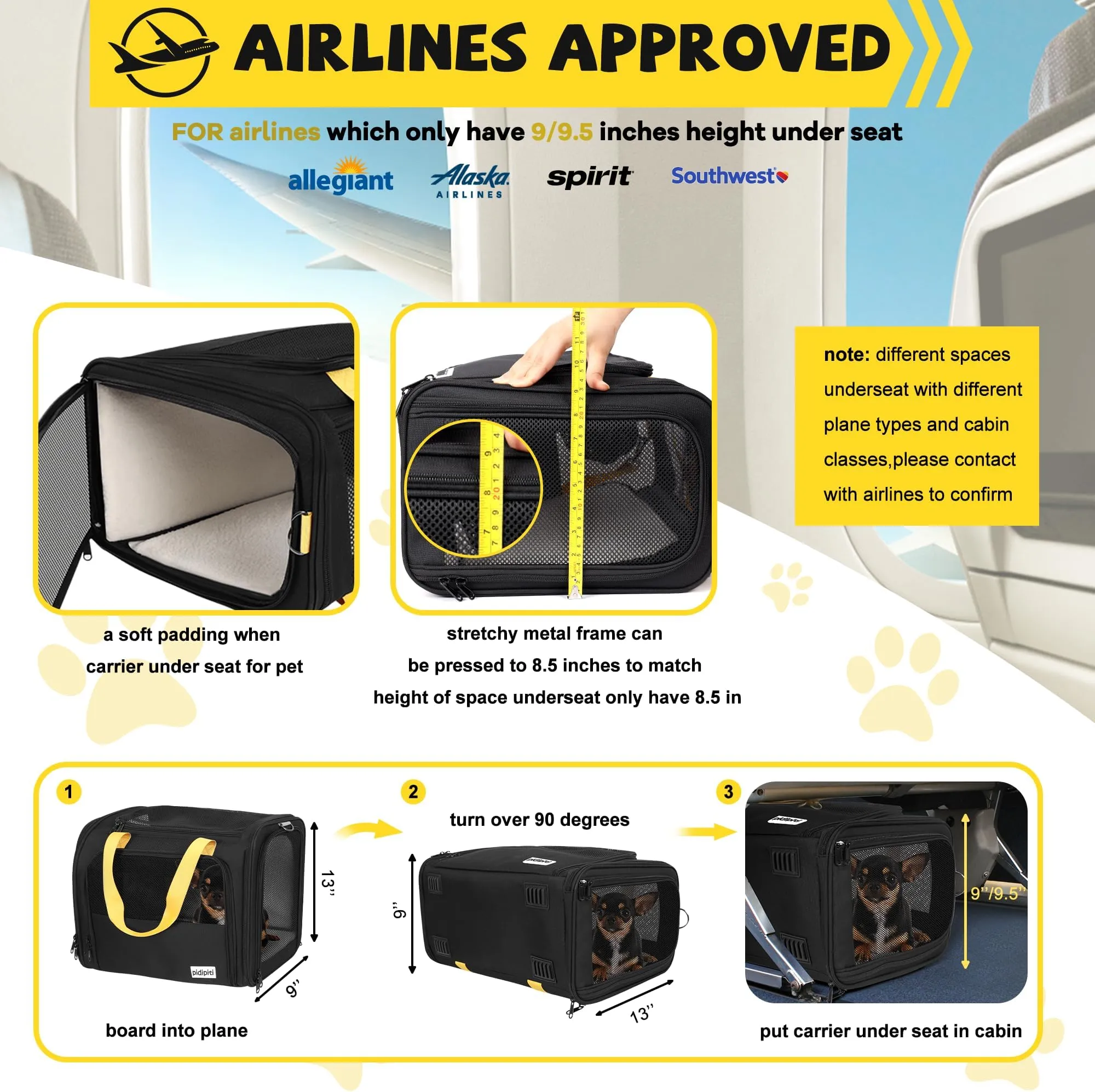 Under Seat Dogs On Southwest Flight The Best Airline-Approved Pet