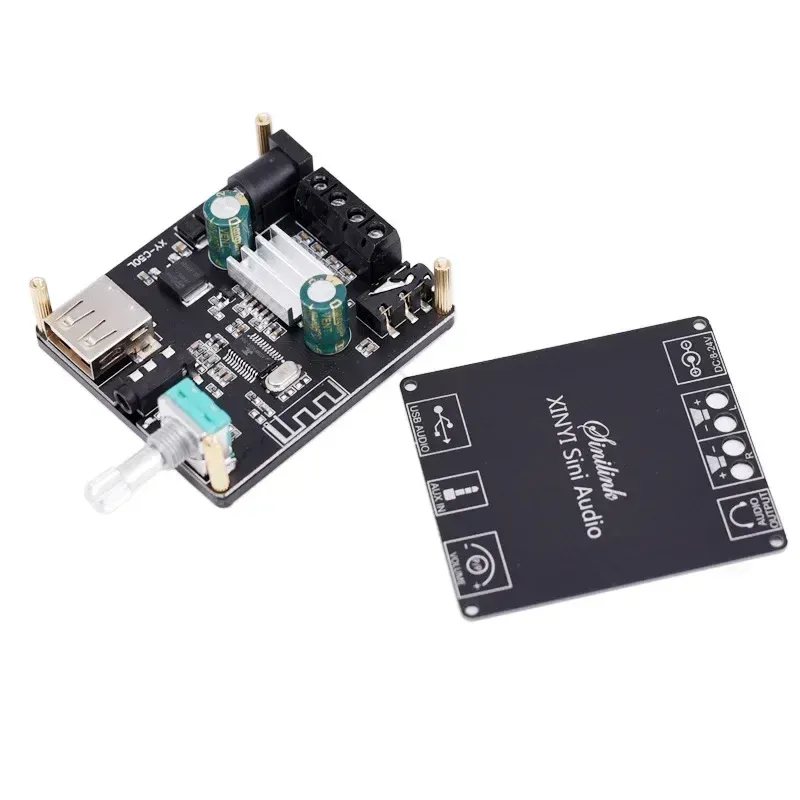 2024 YX-C50L Bluetooth 5.0 Subwoofer Board Board de áudio de alta potência Placa de som de som de áudio 2x50w Ampbluetooth amplificador de áudio