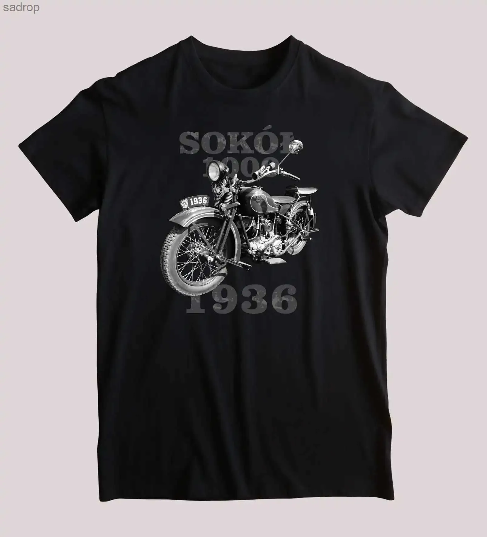 Herren-T-Shirts Polnisch Sok 1000 Klassisches Motorrad-T-Shirt 100% Baumwolle O-Neck Sommer Kurzarm Casual Herren T-Shirt Größe S-3xlxw