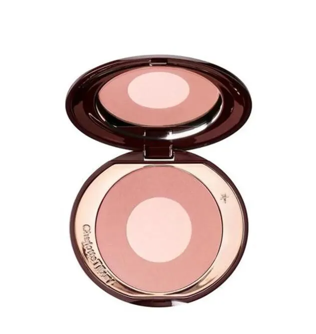 Novo travesseiro de maquiagem de marca conversa primeiro amor sweet coração corar 2 cores rush blusher por atacado de boa qualidade frete grátis