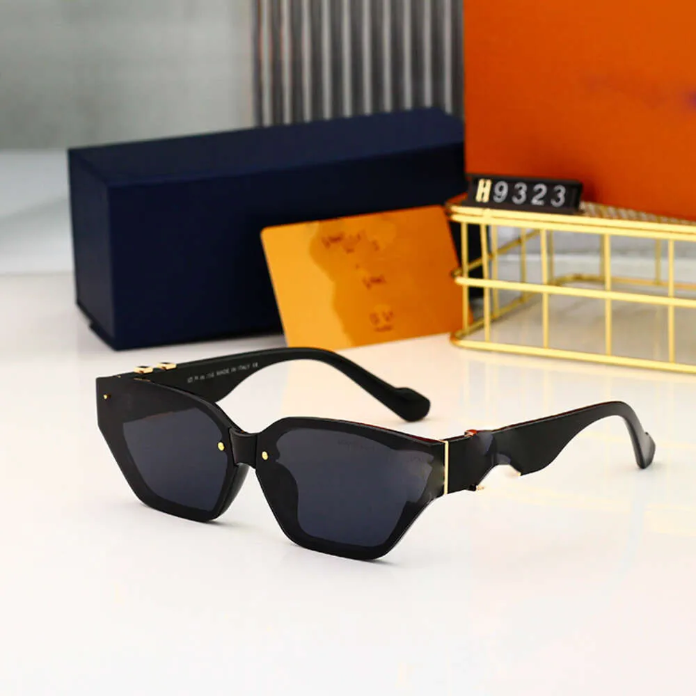 Louiseities Glasses Designer LVSE Óculos de sol para o homem Luis Viton Square Hexagonal Novos óculos de sol simples e luxuosos óculos de sol femininos da marca feminina óculos de sol