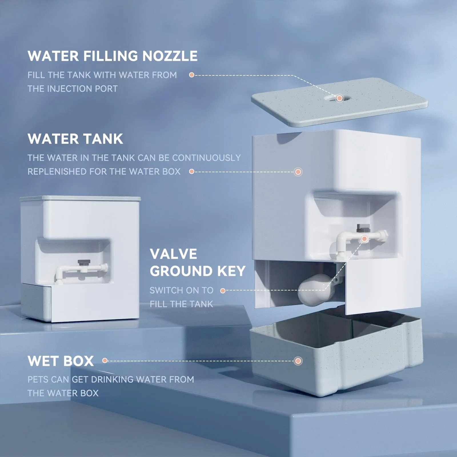 Cat Water Dispenser Automatic Pet Water Dispenser Fresh