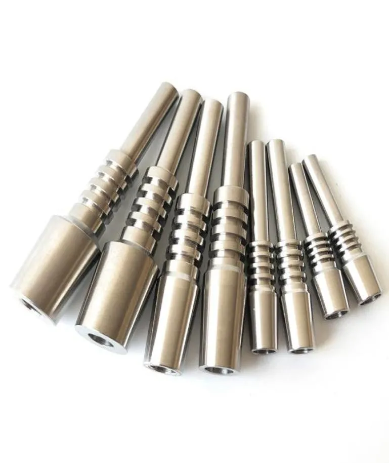 10mm 14mm 18 mm mini Collector kits Stainless Steel Tip for Nector Collector Kit nail replacement tip for dab rigs4458872