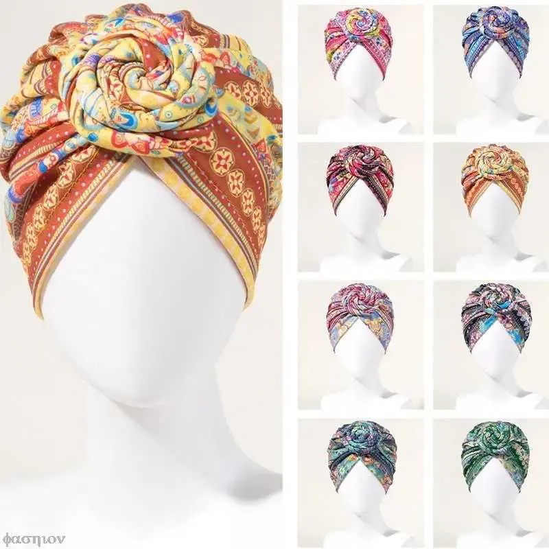 Bandanas Durag tkany górna górna chustka na głowę arabska chustka na głowę gotowa do noszenia chusta na głowę elastyczna muzułmańska chemiczna chemiczna kapelusz bandanas kobiet 240426