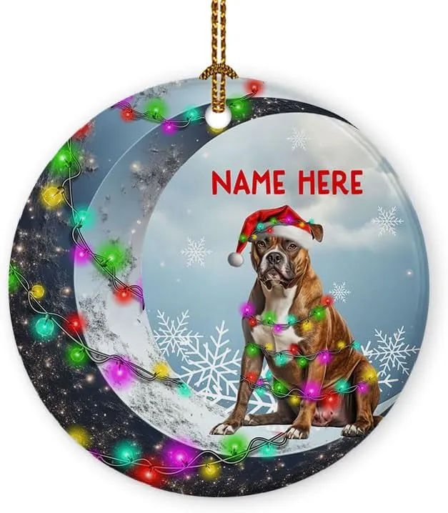 Personalized Dog Memorial Ornament Custom Pet Remembrance Christmas  Keepsake A Thoughtful Sympathy Gift