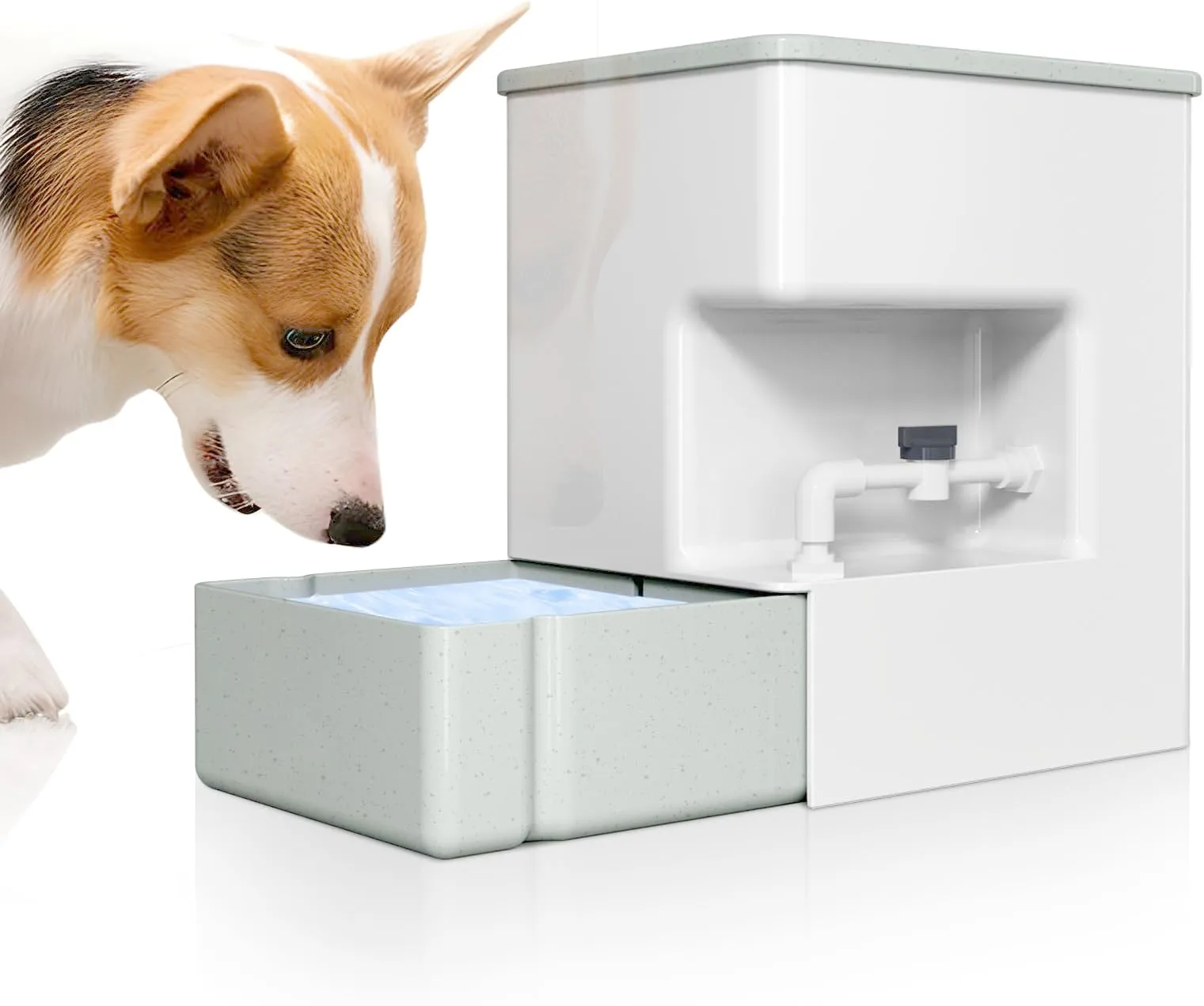 Tapeta Automatic Pet Water Dispenser 8L Gravity Waterer Ultra Quiet Top  Fill Water Bowls for Cats Dogs 2 Gallons White 15  11  7 in from Dhgate Cat  Automatic Feeders & Treat Dispensers - price 35.22