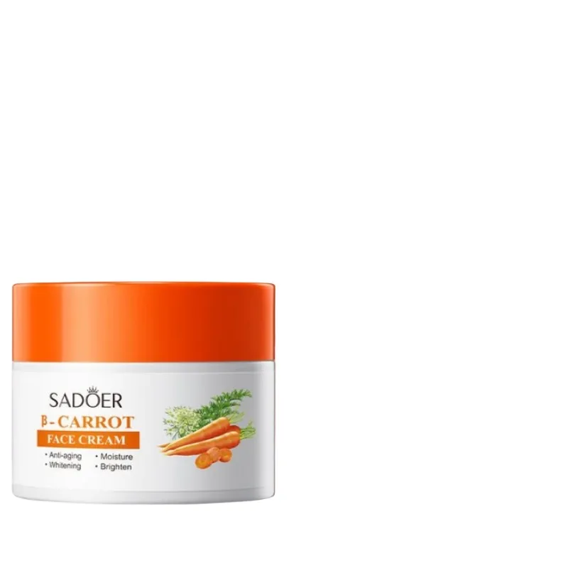 Sadoer cenoura creme de rosto hidratante de óleo hidratando cuidados com a pele sem graça 50g