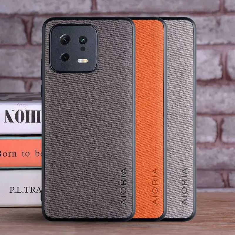 Cep Telefon Kılıfları Xiaomi 13 Pro Xiaomi 13 Lite 5G Coque Lüks Dokulu Deri Telefon Kapağı Funda Xiaomi 13 Pro Case Cap J240426