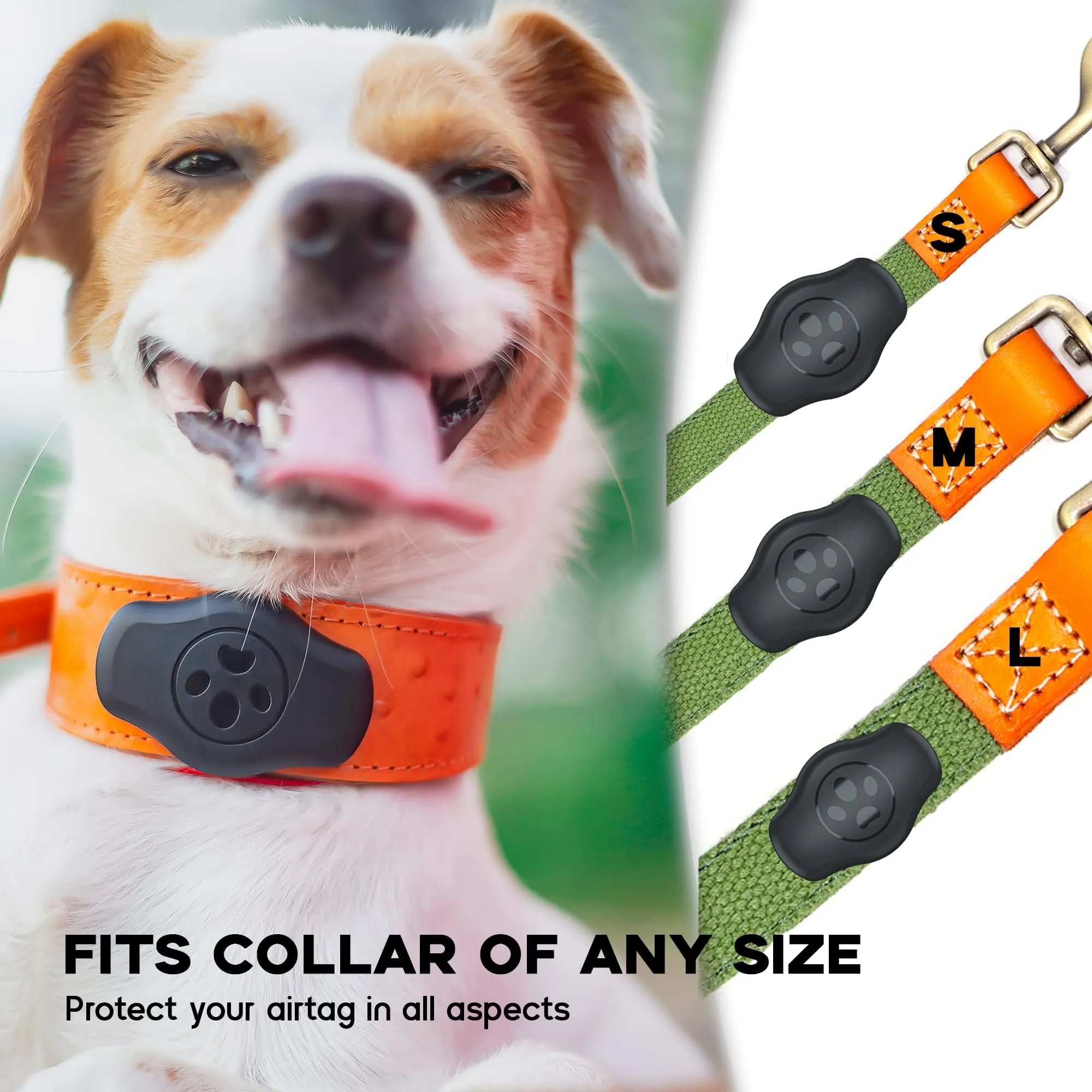 Custodia per Apple Air Tag Supporto per collare per cani anti-smarrimento Custodia leggera portatile per localizzatore di animali domestici per accessorio guscio protettivo AirTag  44