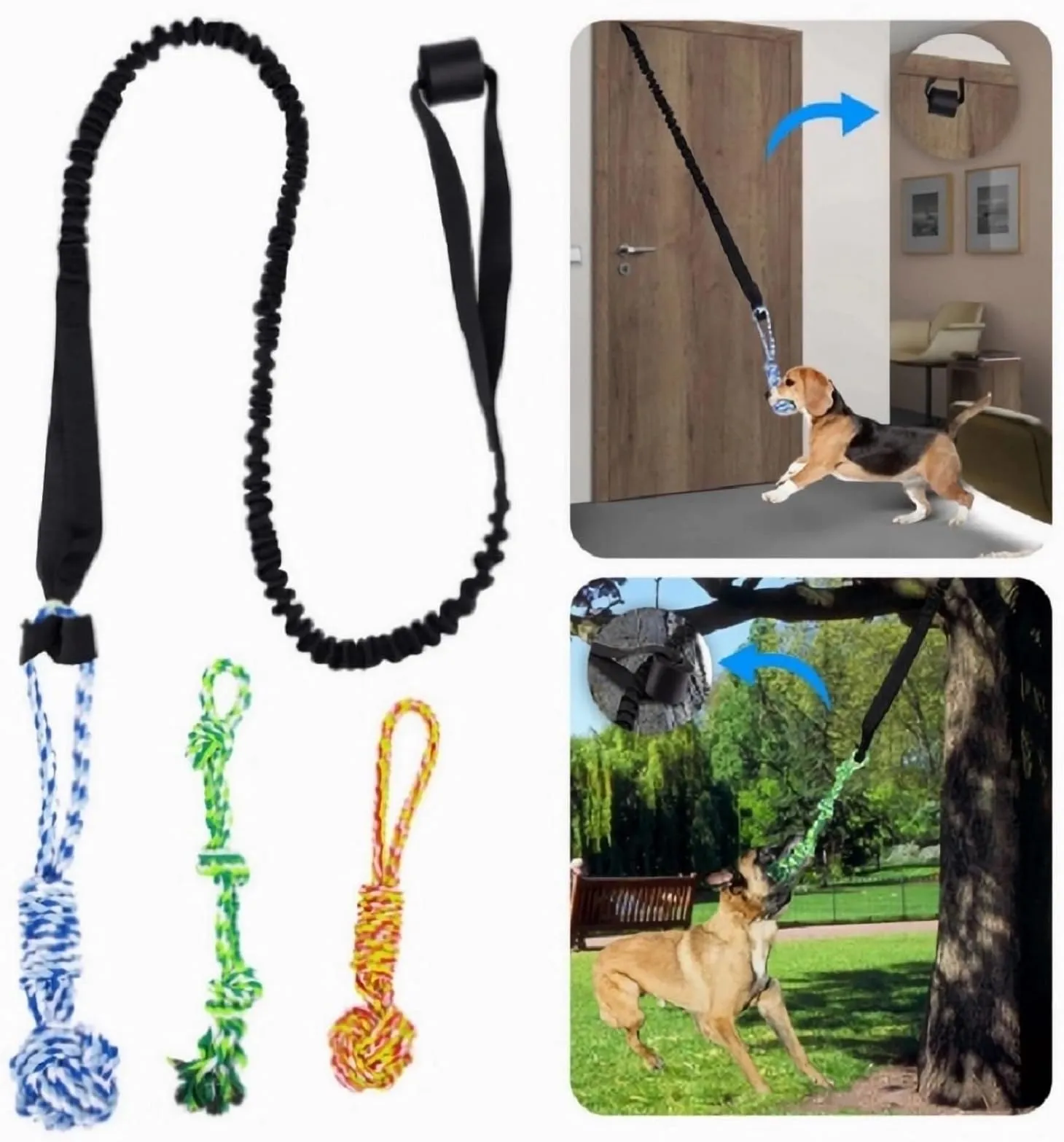 Spring Pole Dog Rope Toys Interactive Tether Tug Of War Chewer Toy For  Medium To Large Dogs Indoor Outdoor Exercise Pull & Tug Hanging Bungee Rope  From Phgate, $19.51 | DHgate.Com