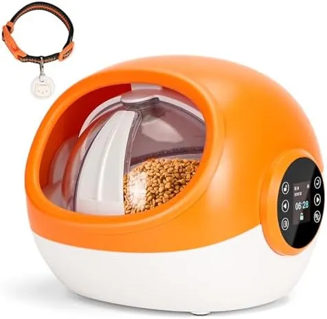 Chinese Stray Cat Feeder Automatic Cat Feeder: Microchip Collar