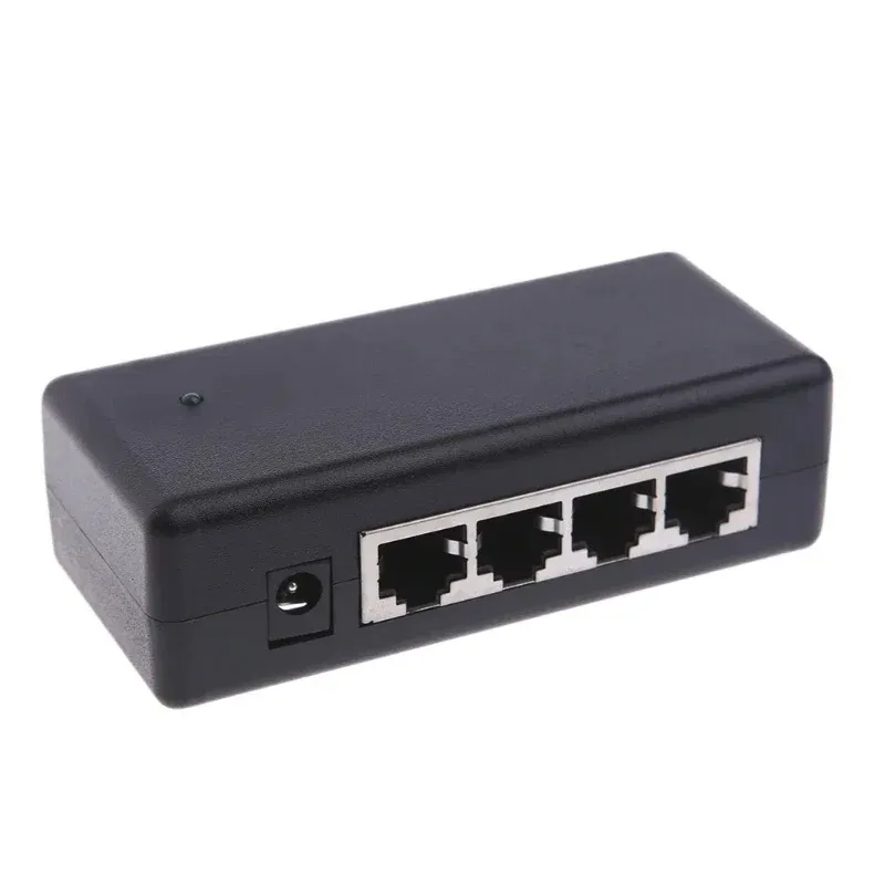 Injecteur ANPWOO 4 Port Poe pour CCTV Surveillance IP Cameras Power Over Ethernet Adaptateur