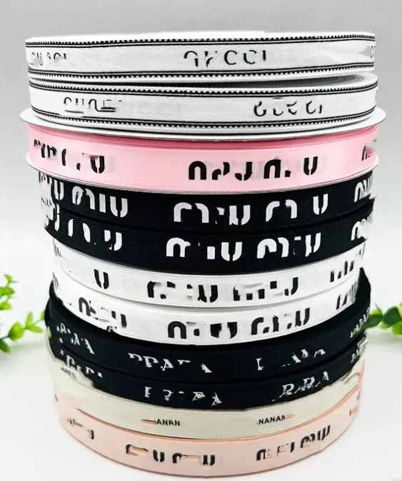 Big Brand Logo Bow Jewelry Diy Webbing Ribbon Flowers Gift Box Packing Tape Shoelaces 1.0cm