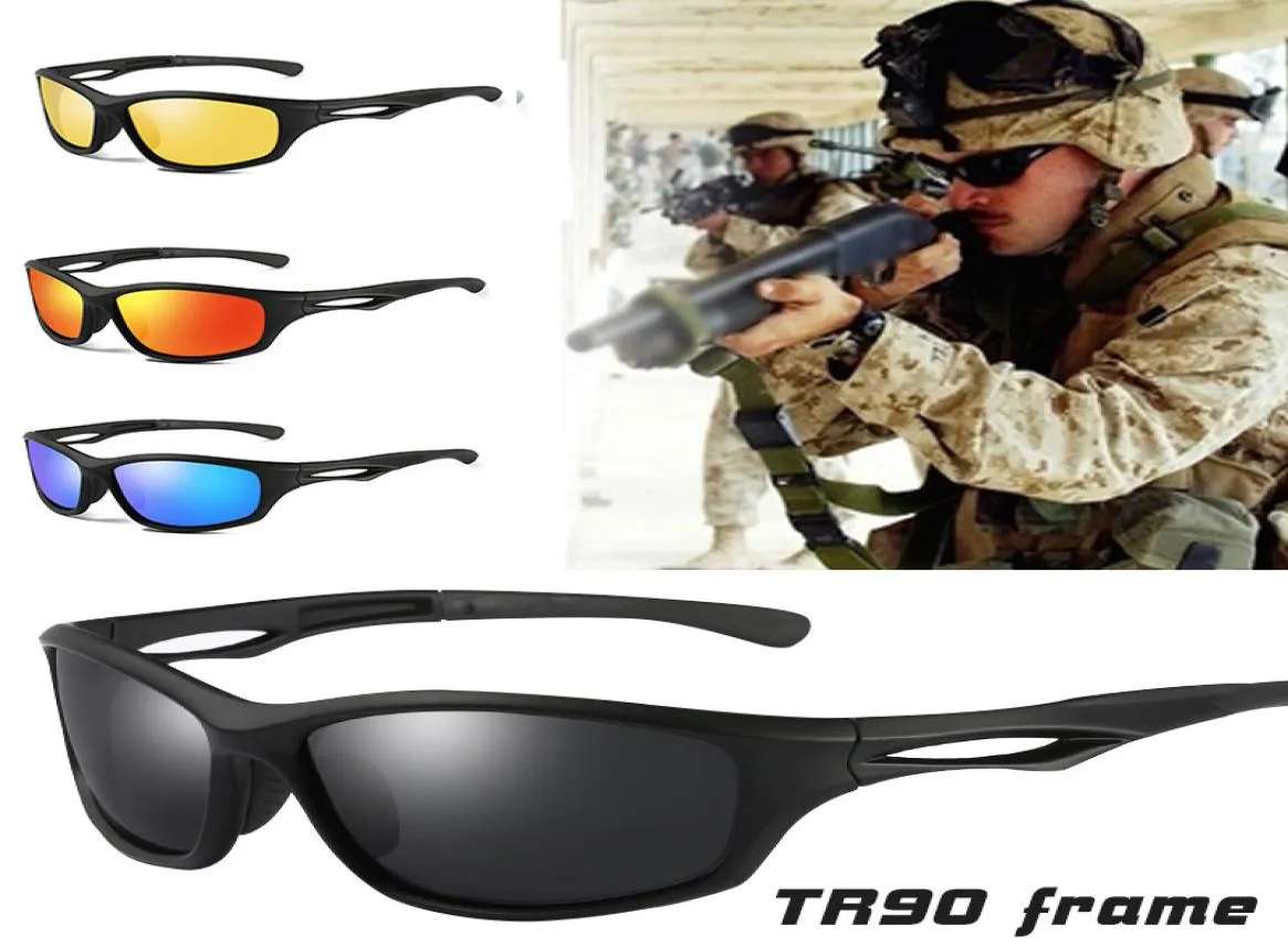 Men de lunettes de soleil polarisées TR90 Frame extérieure Tactical Sun Glasses conduisant la marque masculine Design Military Eyewear Gafas de Sol Hombre 229799878