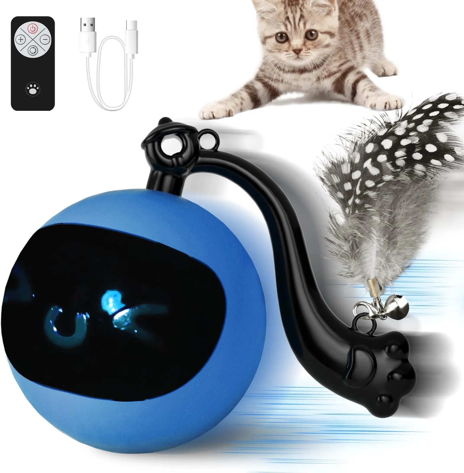 Vacation Keep Cats Entertained While Gone Interactive Cat Ball