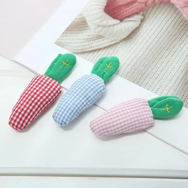 Dog Apparel 2024 Cloth Cute Carrot Hair Accessories Pet Hairpin Cats Dogs Grooming Clips