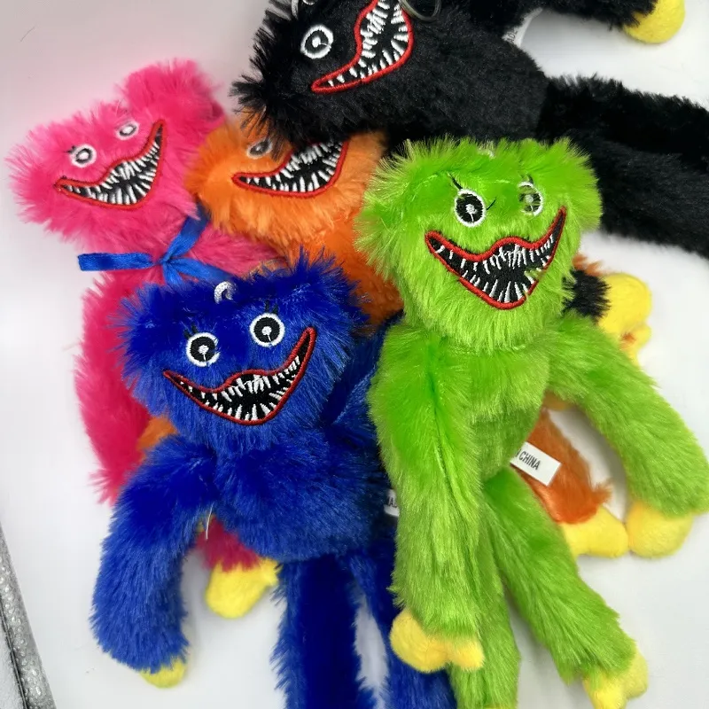 5-Pack20cm Huggy Wuggy Plush Toy Pendant for Kids, Soft Cartoon Character  Doll Gift