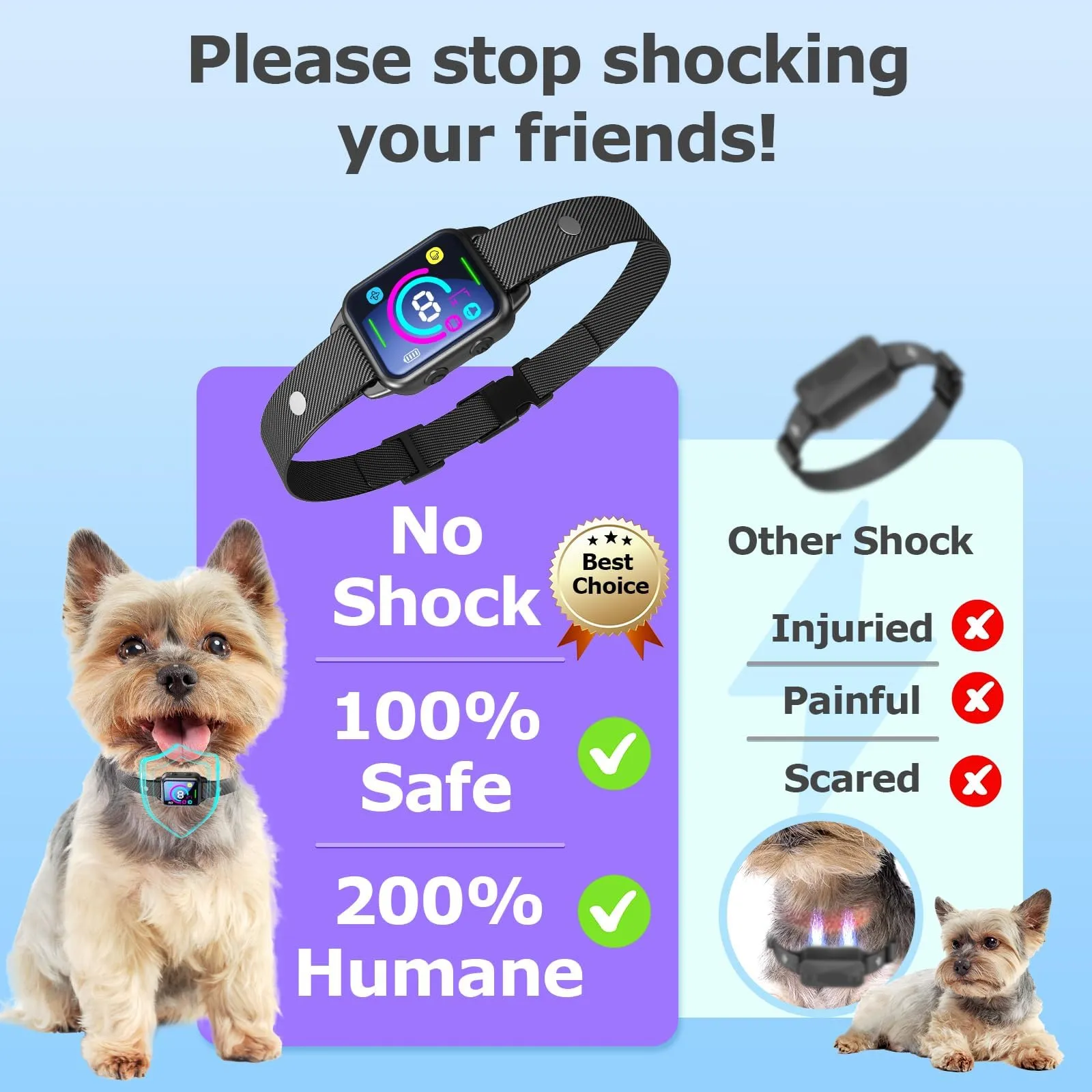 Dog Training Collar Using A Shock Collar For Barking Anti Barking