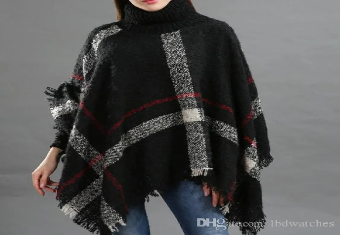 Herbst und Winter Fashion Ladies039 Umhang Halsbandkragen Wärme Lose Fransen Cloak Shawl Fashion Wärme und Hautpflege 9662832