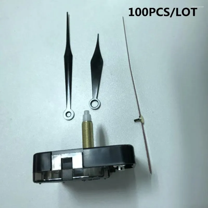 Clocks Accessories 100PCS Professional And Practical 28mm Shaft Quartz Wall Clock Movement Mechanism DIY Repair Tool Parts Kit With Hands