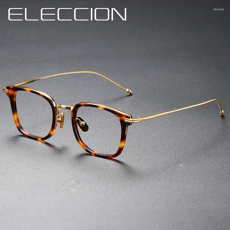 Lunettes de soleil Frames Eleccion Vintage Lunes Cadre pour les lunettes masculines de grande qualité de grande qualité de haute qualité