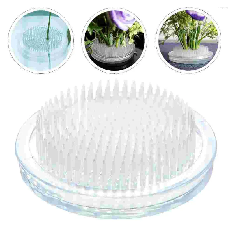 Decorative Flowers Flower Arrangement Clear Vases Container Tool Chinese Holder Home Plastic Chic