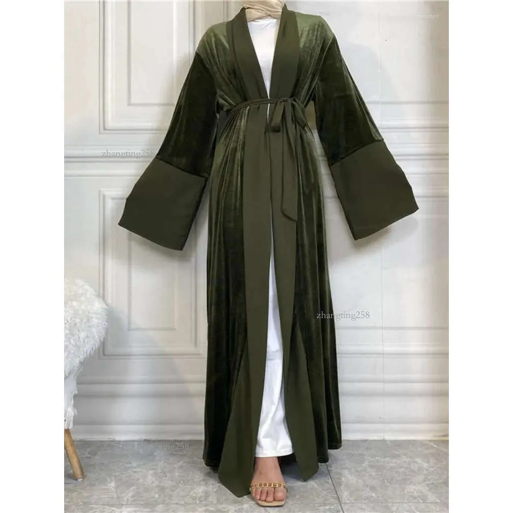 muslim dress winter long Muslim Abaya Dress Corduroy Polyester Broadcloth Warm Winter Long Robe  Solid Color for Women from Dhgate Ethnic Clothing