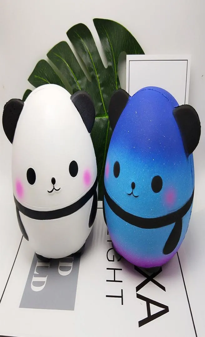 Kawaii jumbo squishy panda ayı yumurta şekeri yumuşak yavaş yükselen streç sıkma çocuk oyuncakları çocuklar için iyi bir hediyeleri rahatlatıyor039s Day2316135