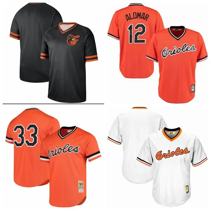 Maillots de baseball des Orioles personnalisés Mullins Eddie Murray Adley Anthony Rutschman Cedric Cal Ripken Jr. Santander Ryan Mountcastle Austin Hays