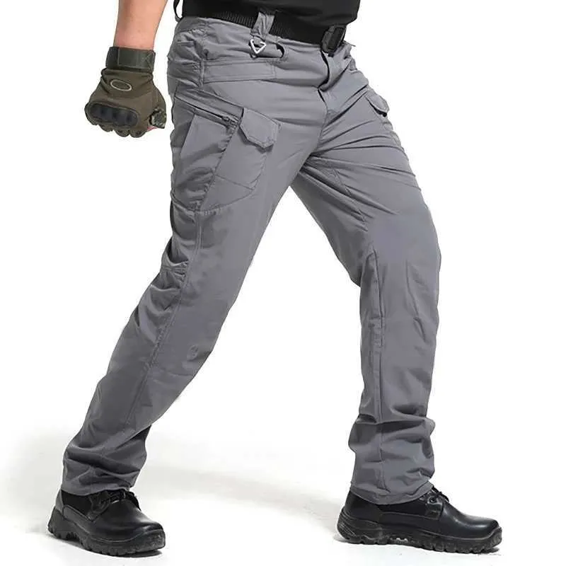 Pantaloni da uomo pantaloni da carico tattici urbani di alta qualità per pantaloni da carico da lavoro impermeabile con pantaloni a tasche sciolte multiple s-3xll2404